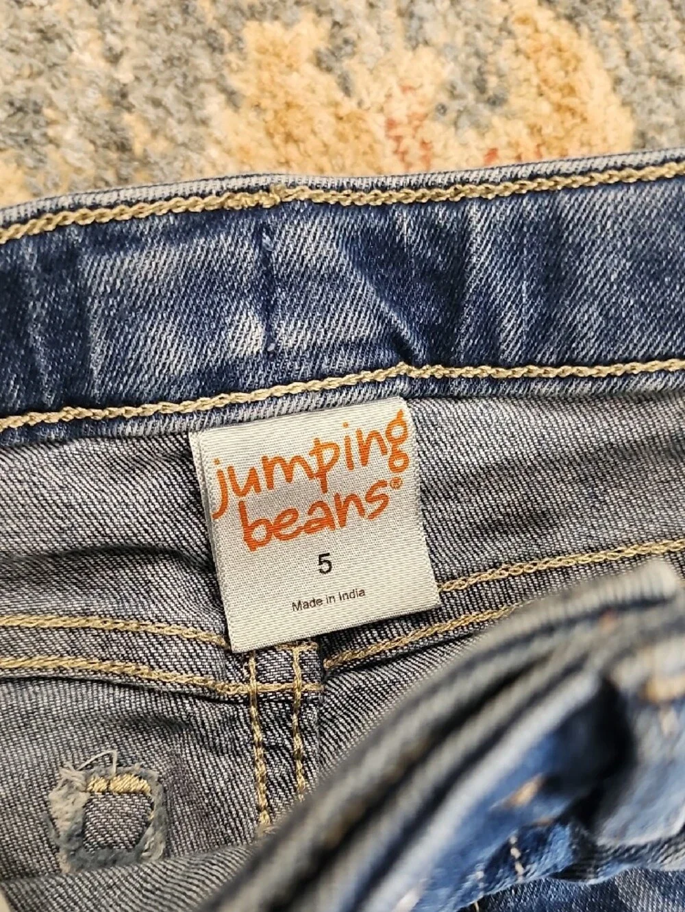 jumping beans Blue Floral Print Flared Jeans
